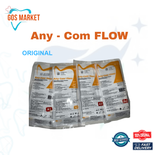 Composite any-com flow / resin komposit flow nano hybrid composite / DENTAL COMPOSITE FLOW TAMBALAN 