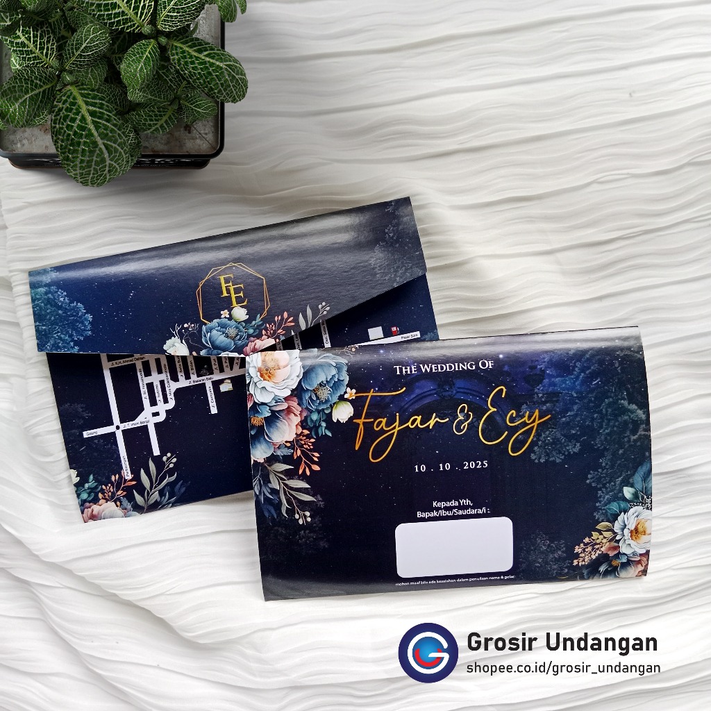 Undangan Pernikahan Softcover Desain Cantik Bahan Art Paper 230gsm