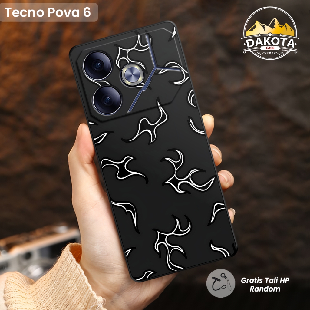 Case hp Tecno Pova 6 Silikon Softcase Motif Thunder | Casing Tecno Pova 7 4G | Tecno Pova 7 5G | Cas