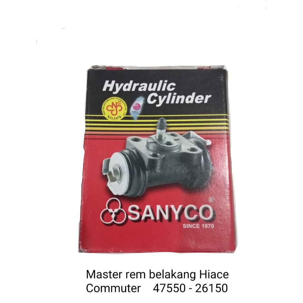 Master Rem Belakang Hiace Commuter Sanyco 47550-26150