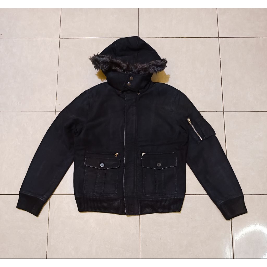 Hooded Bomber Jacket Comme Ca Ism