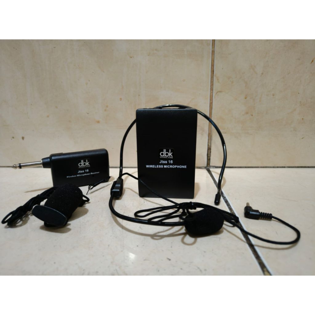 Mic jepit wireless clip on  / microphone wireless ceramah pidato / mic microfon jepit dibaju aiwa