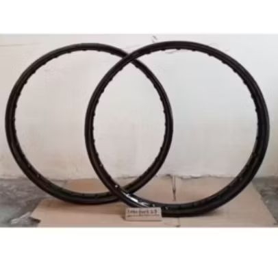 Velg Besi 17X140 17X120 Pelk Besi Repaint hitam Glossy