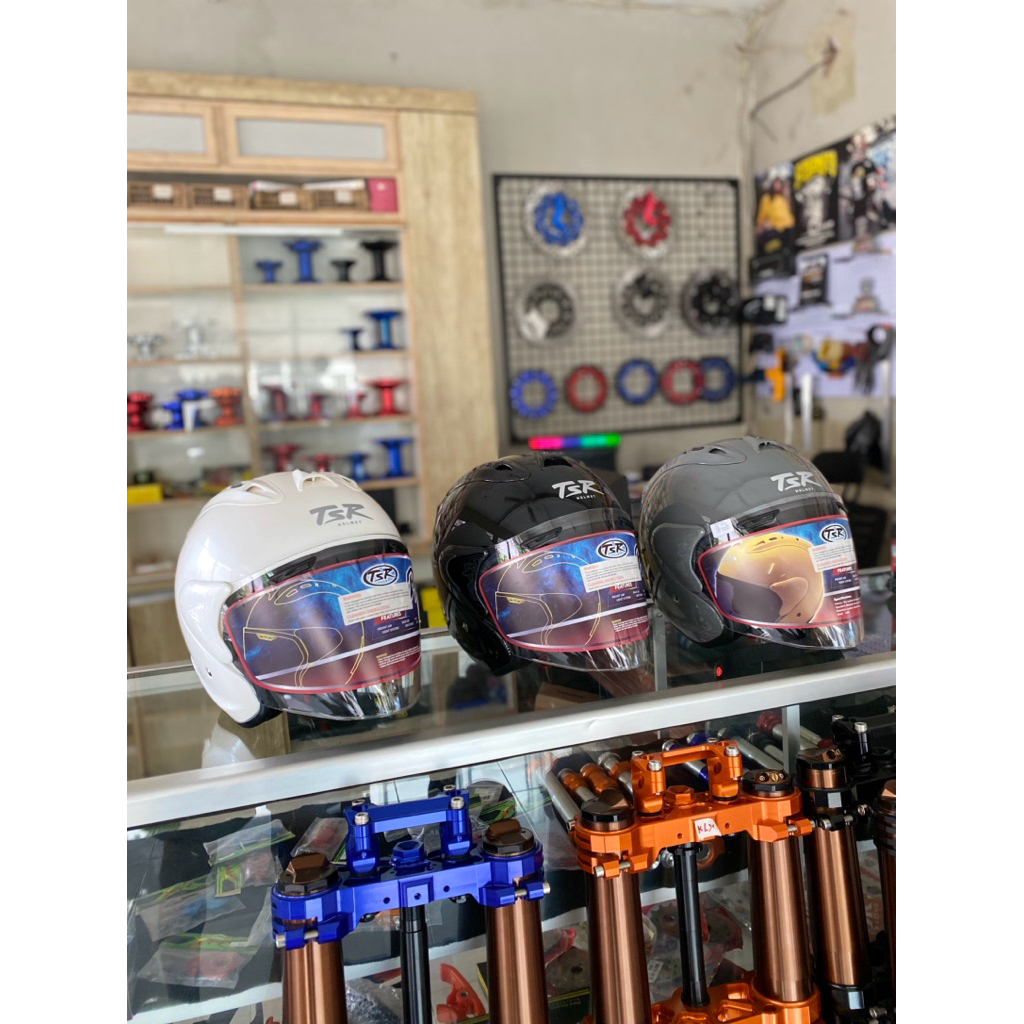 HELM TSR RAM 4 BLACK / WHITE / GREY ll HELM TSR ORIGINAL COPY TSR