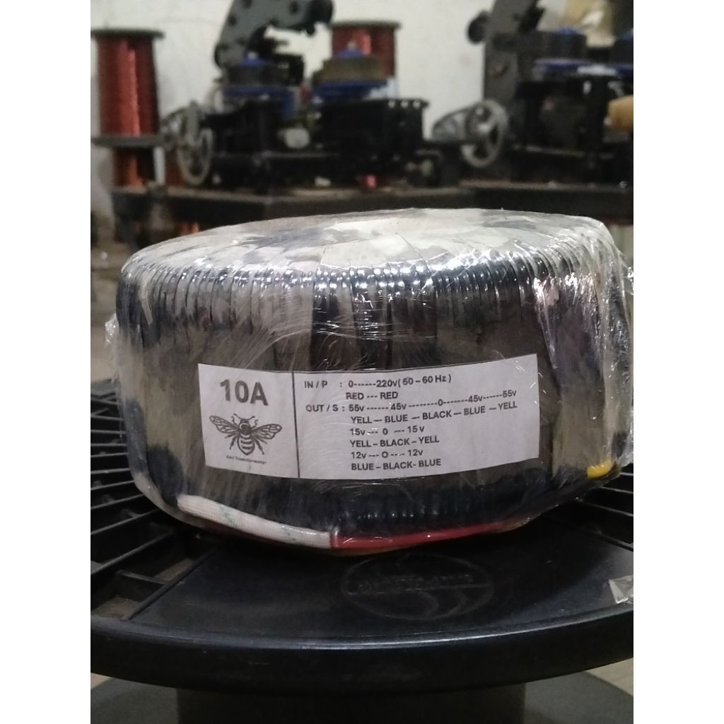 trafo donat 10a ct 55v-45v
