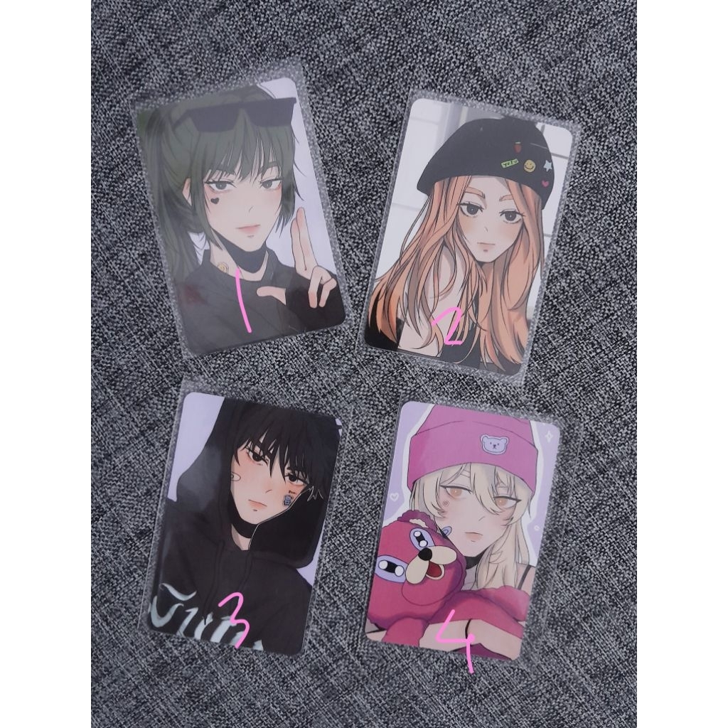 photocard tokyo revengers & jujutsu kaisen fanmerch by 6baji