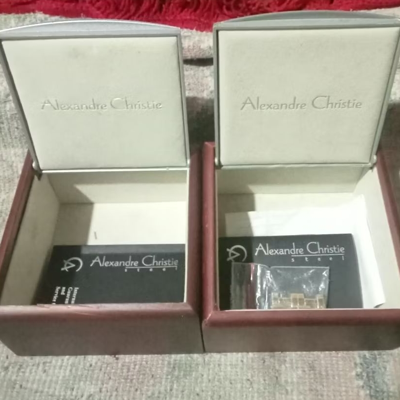BOX ARLOJI ALEXANDRE CHRISTIE ORIGINAL