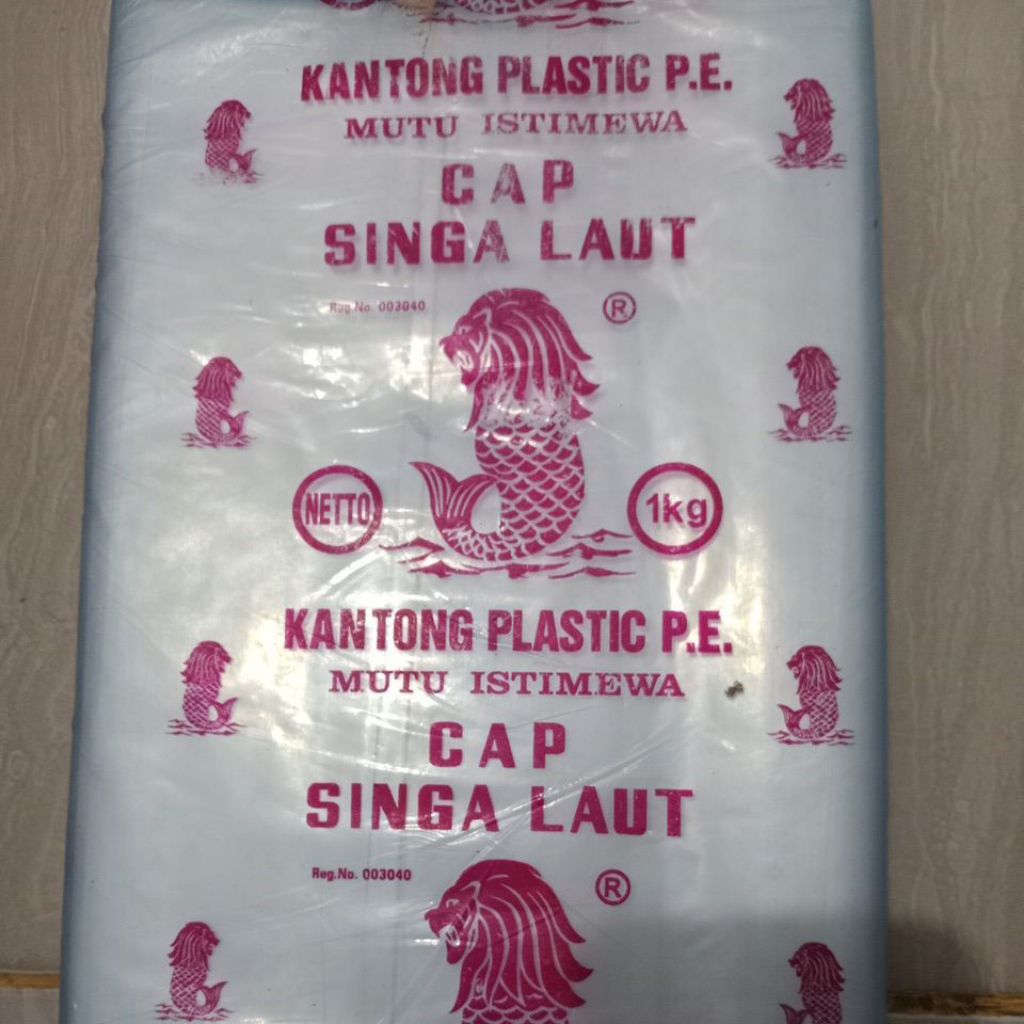 Plastik Pe singa laut ukuran 18x25