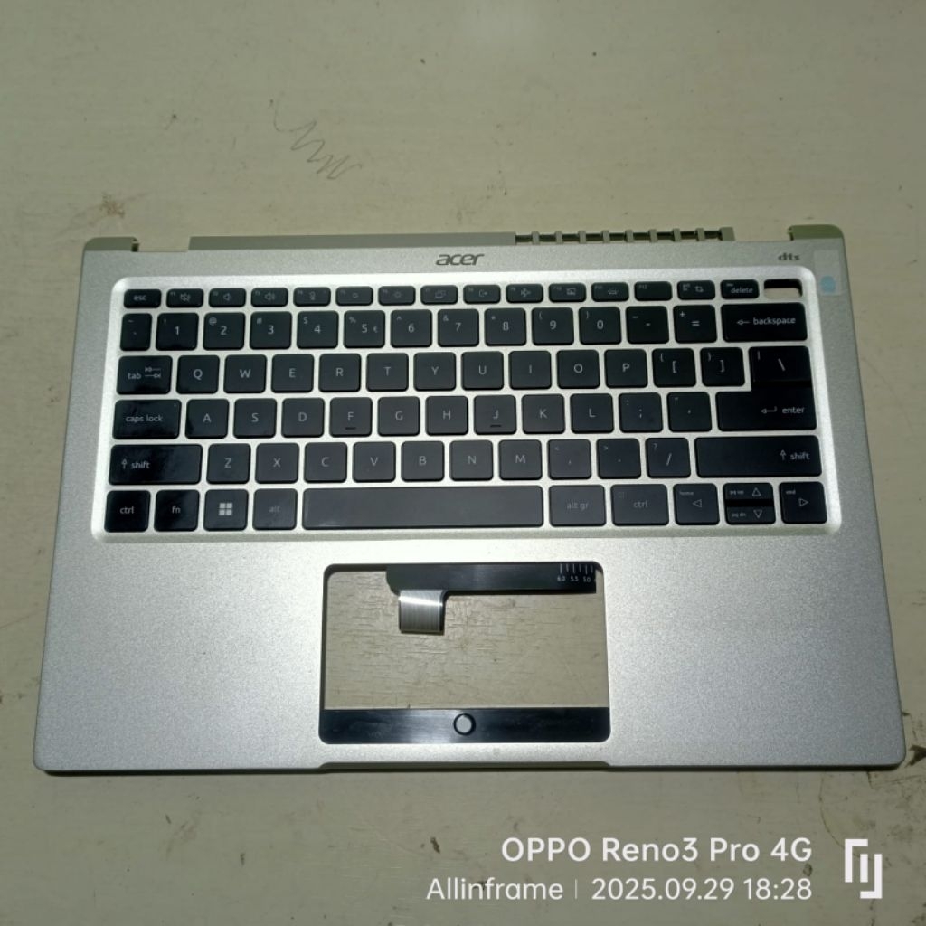 Frame + Keyboard laptop Acer Swift Go (SFG14-71) ORIGINAL CABUTAN