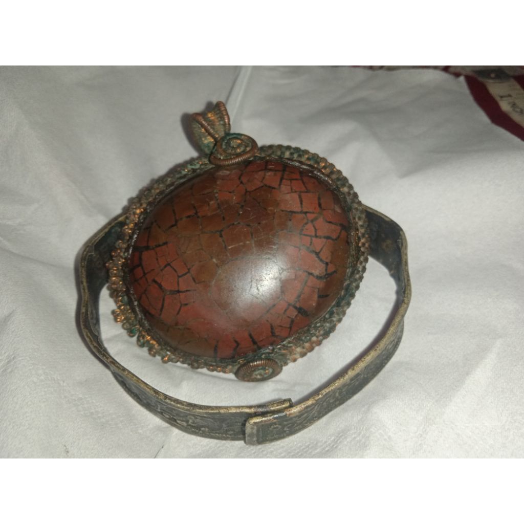 perhiasan Kraton lawasan batu Mirah dan emas swasa gelang asli