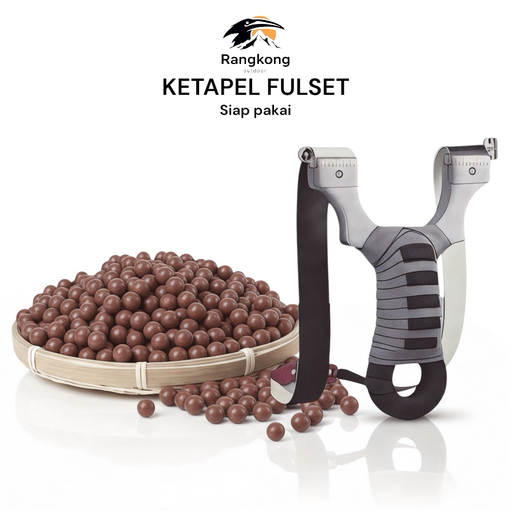 ketapel Piaoyu Ketapel Metal full set/  Slingshot Catapult - 1123 - Black/Gray