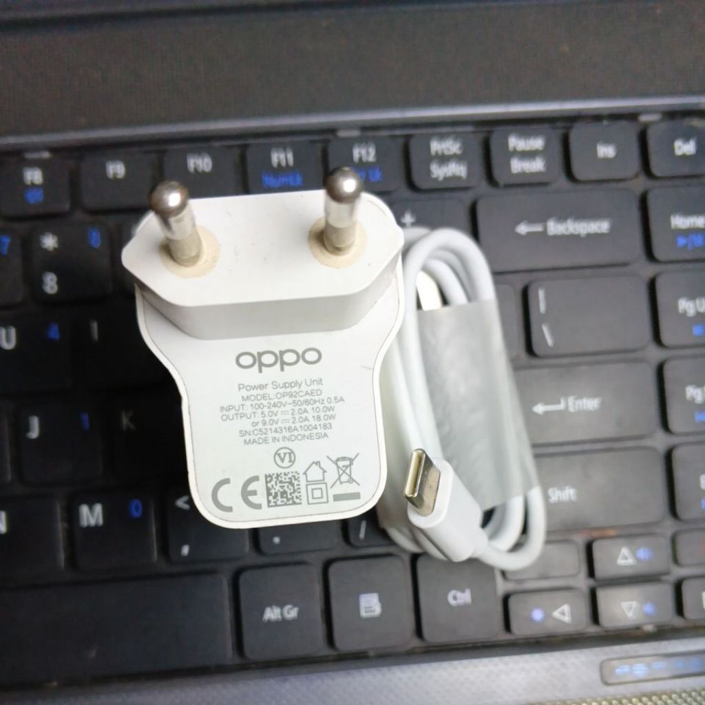 batok charger Oppo 18 Watt original copotan fast charging