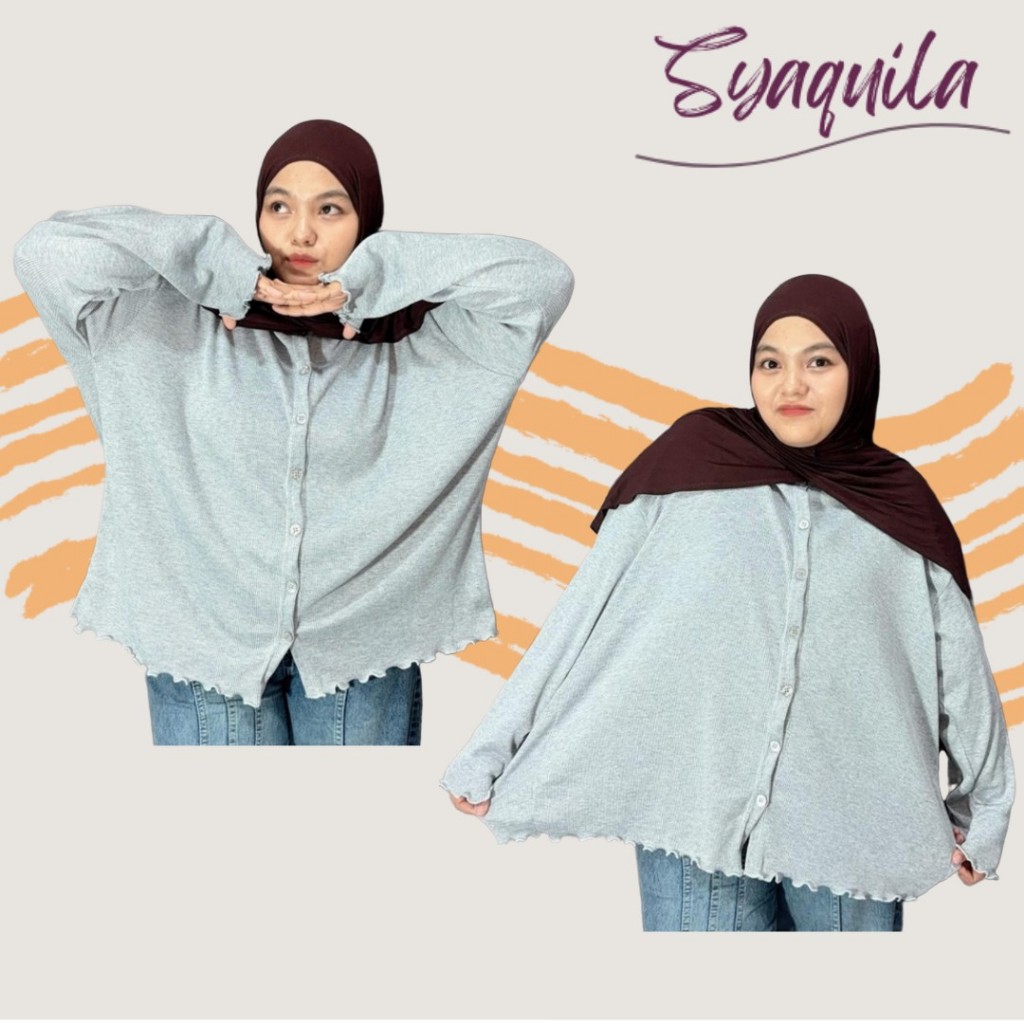 Cardigan Knit Wanita Lengan Panjang Premium Ld 140