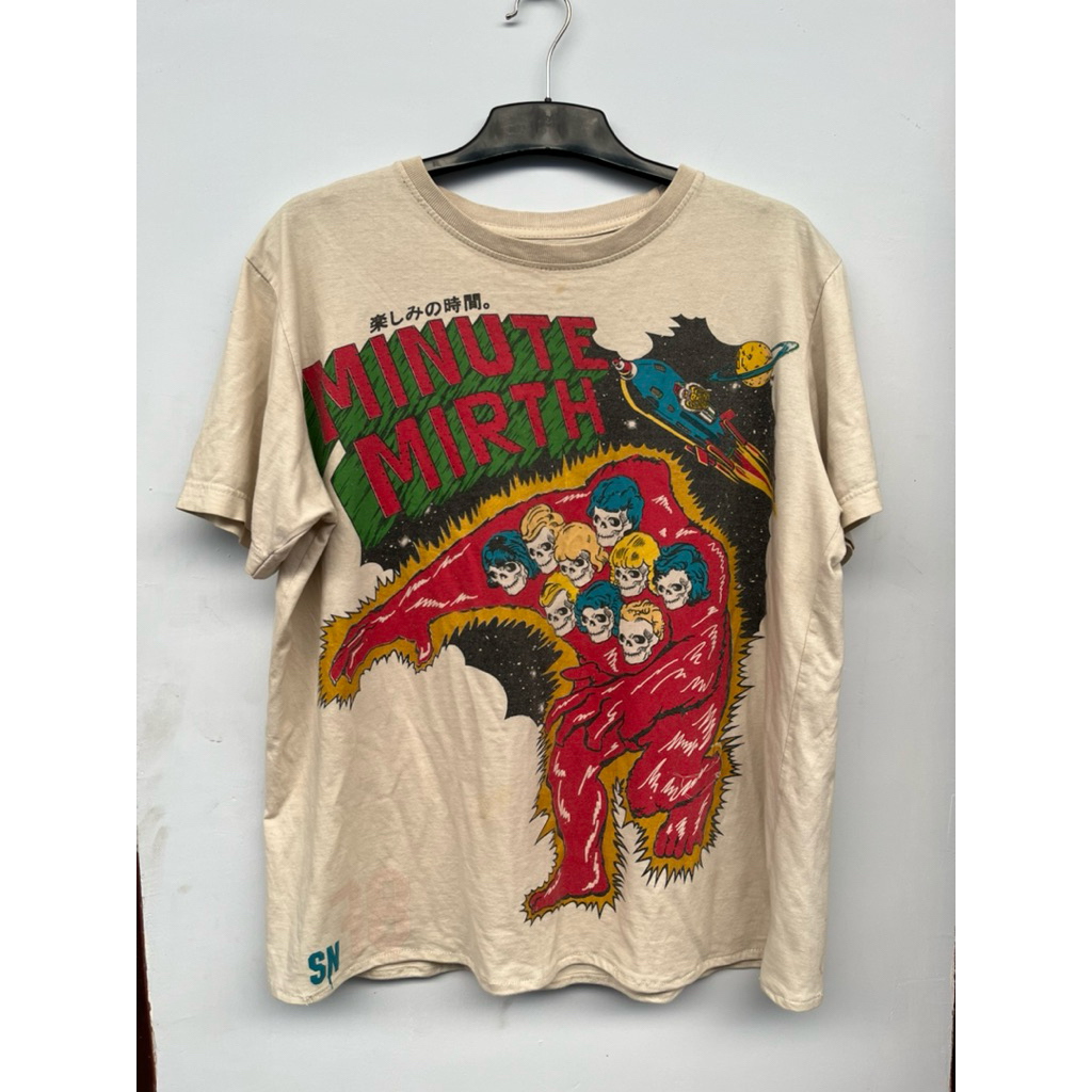 Minute Mirth Skull boxy Shirt