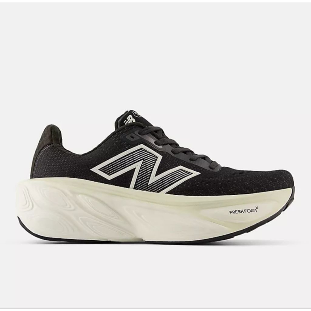 Sepatu NB Fresh Foam X More V5 " Black White "