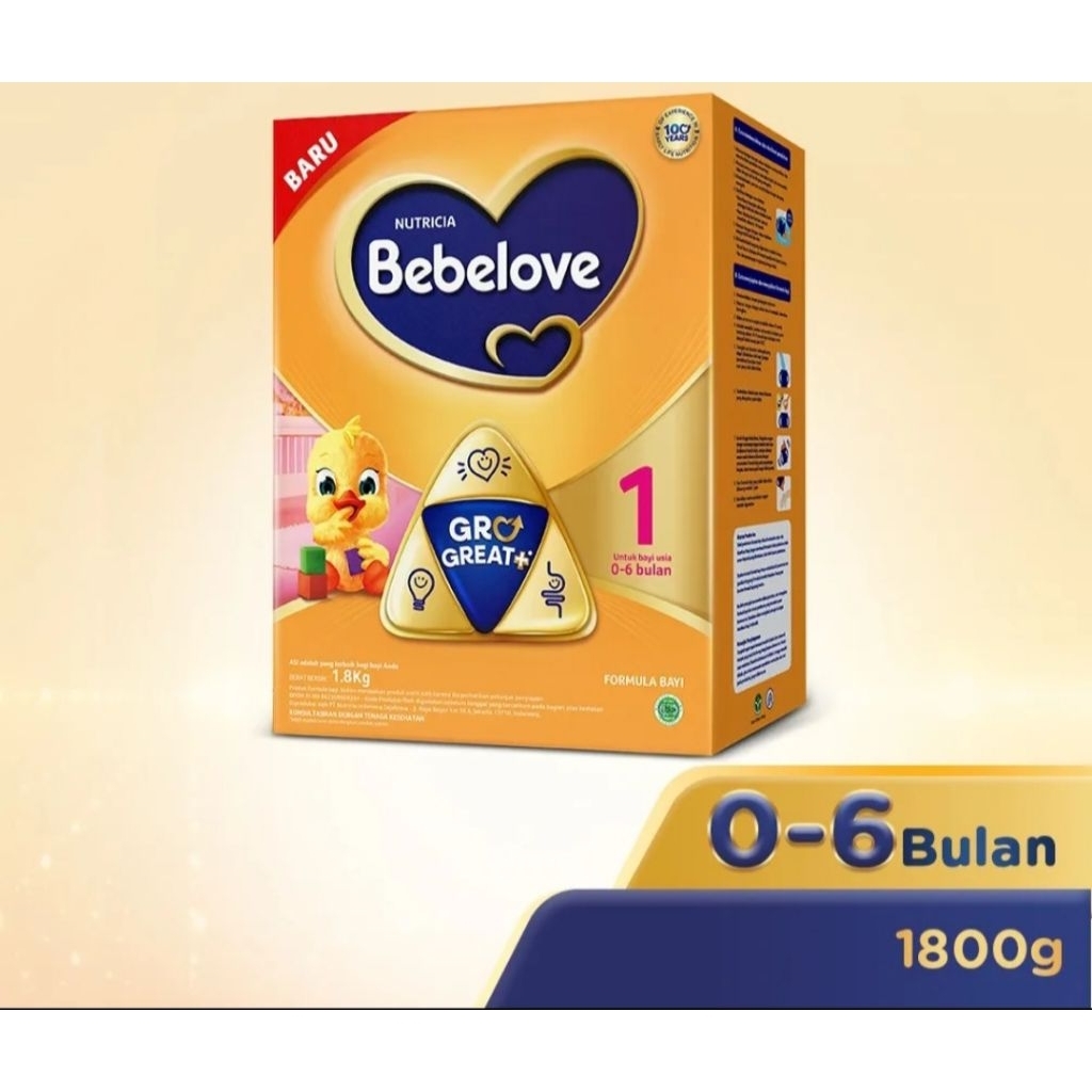 Bebelove 1 0 - 6 Bulan / Bebelove 2 6 - 12 Bulan 1800 gram
