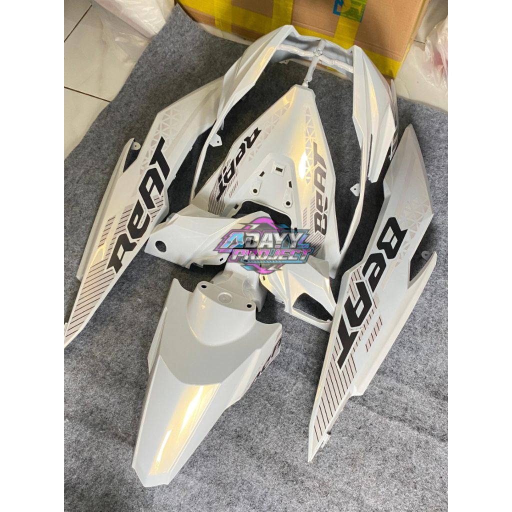 full body beat esp/ECO putih lembayung gold + striping