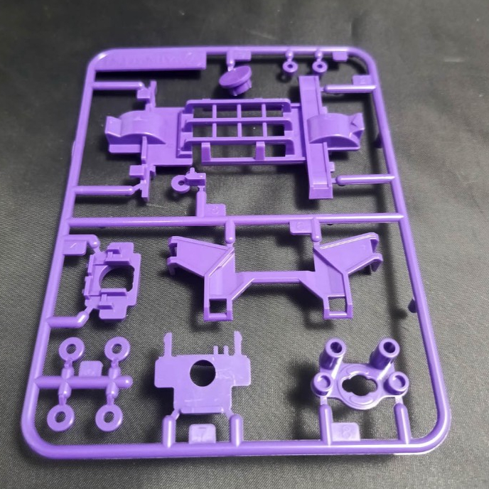 Tamiya MS Chassis Gearbox Purple/Green Loose Part 95234