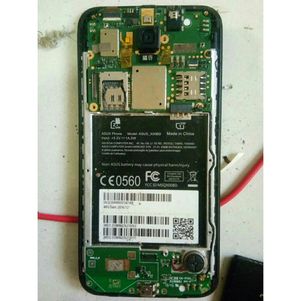 kamera papan charge part asus x00bd