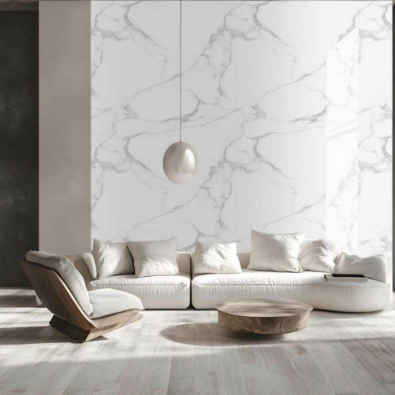 Lostklik Wallpaper Foam Pvc Granit 120 Cm X 300 Cm Marble Foam Dinding Motif Granit Stiker