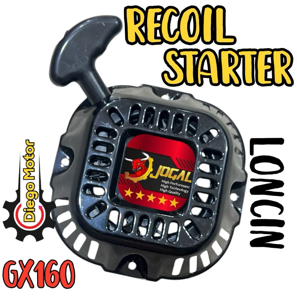 (LONCIN) GX160 GX200 LC170 Recoil Starter Tarikan Engkol Model Loncin 5.5Hp 6.5Hp 7Hp