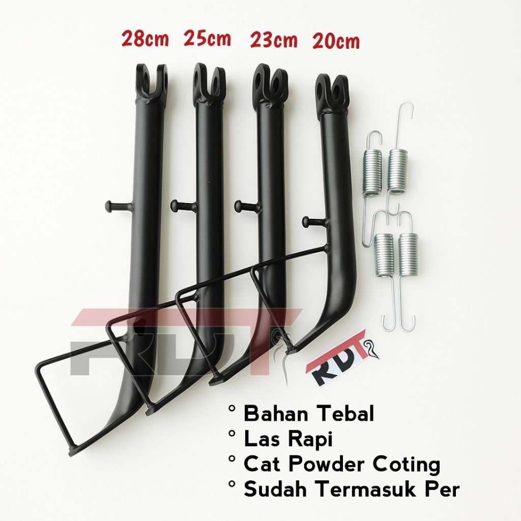 Standar Samping Grand Astrea Prima Kirana C70 Universal Bebek Honda Panjang 20cm 23cm 25cm 28cm