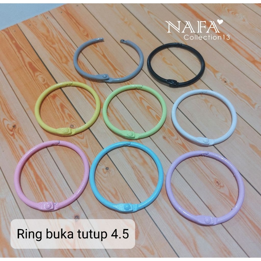 Ring Ganci besi bulat 30mm dan 45mm Ring buka tutup