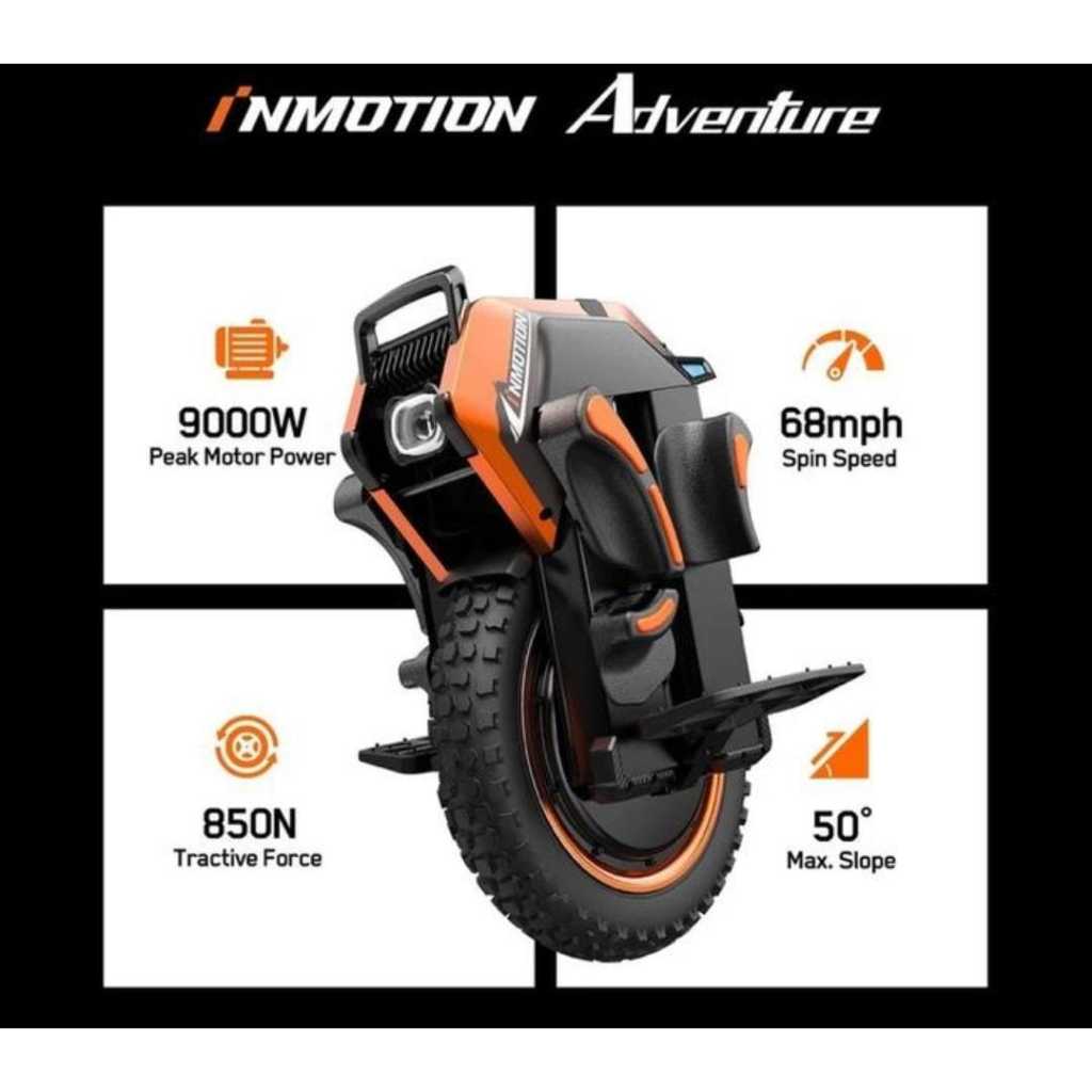 Inmotion V14 Electric Unicycle Sepeda Listrik Sepeda Roda Satu Listrik EUC