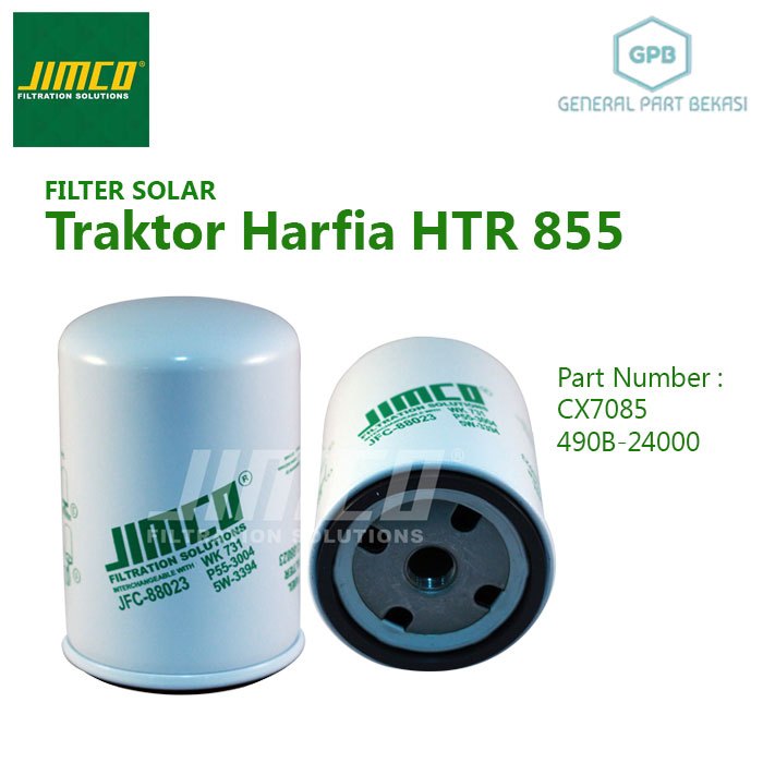 Filter Solar Traktor Harfia HTR 855 CX7085 Jimco