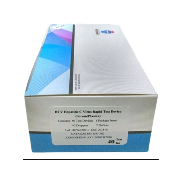 HCV Test ' 25 test Hepatitis C - Answer