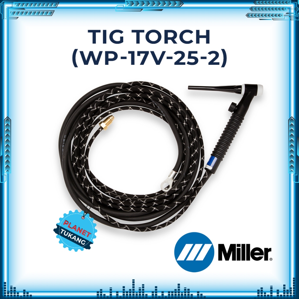 Stang Las Argon Miller WP-17V-25-2 Tig Torch USA