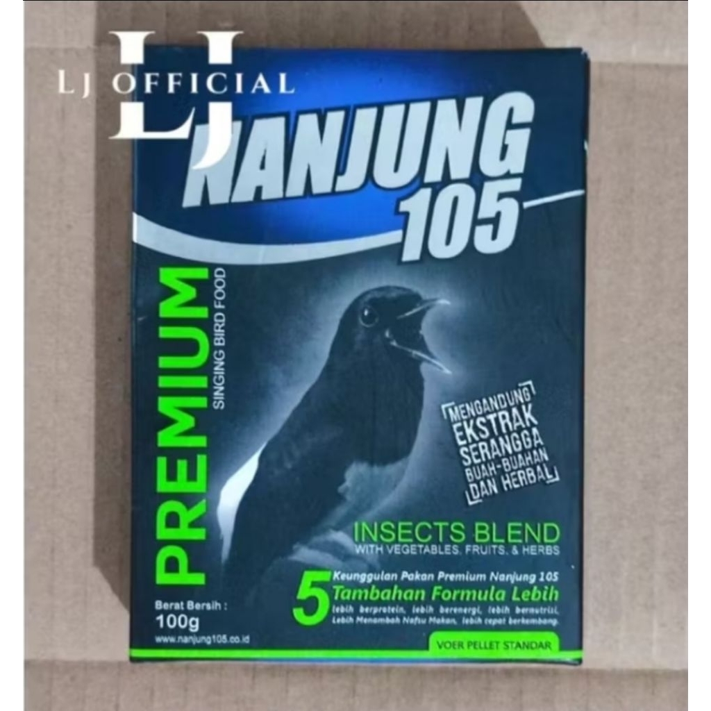 Voer Pakan Burung Merek Nanjung 105 100 Gram