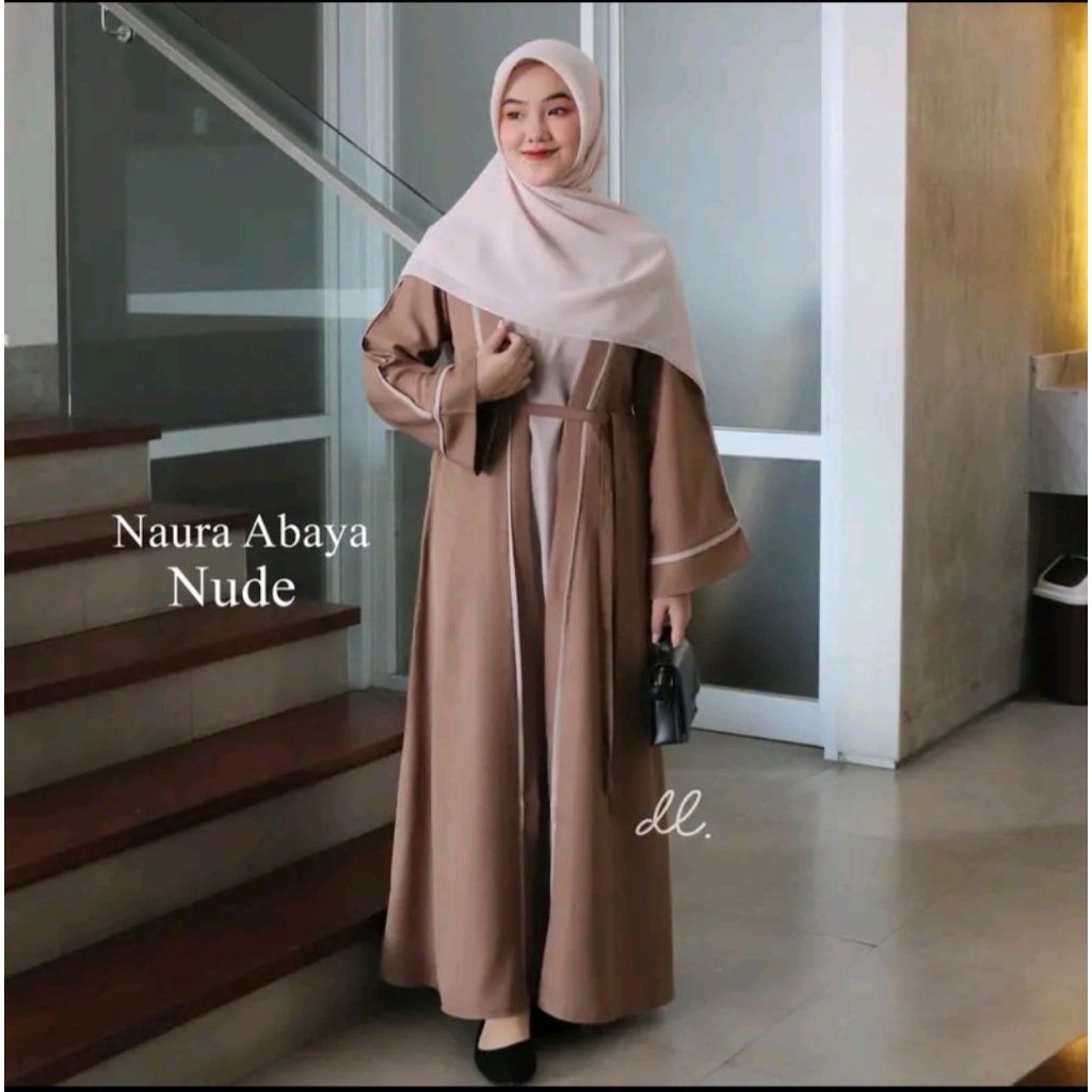 [READY] Naura Abaya (Size XS, S, M, L, XL, XXL, XXXL) by Dailyal Official | Abaya Turkie | Pakaian w