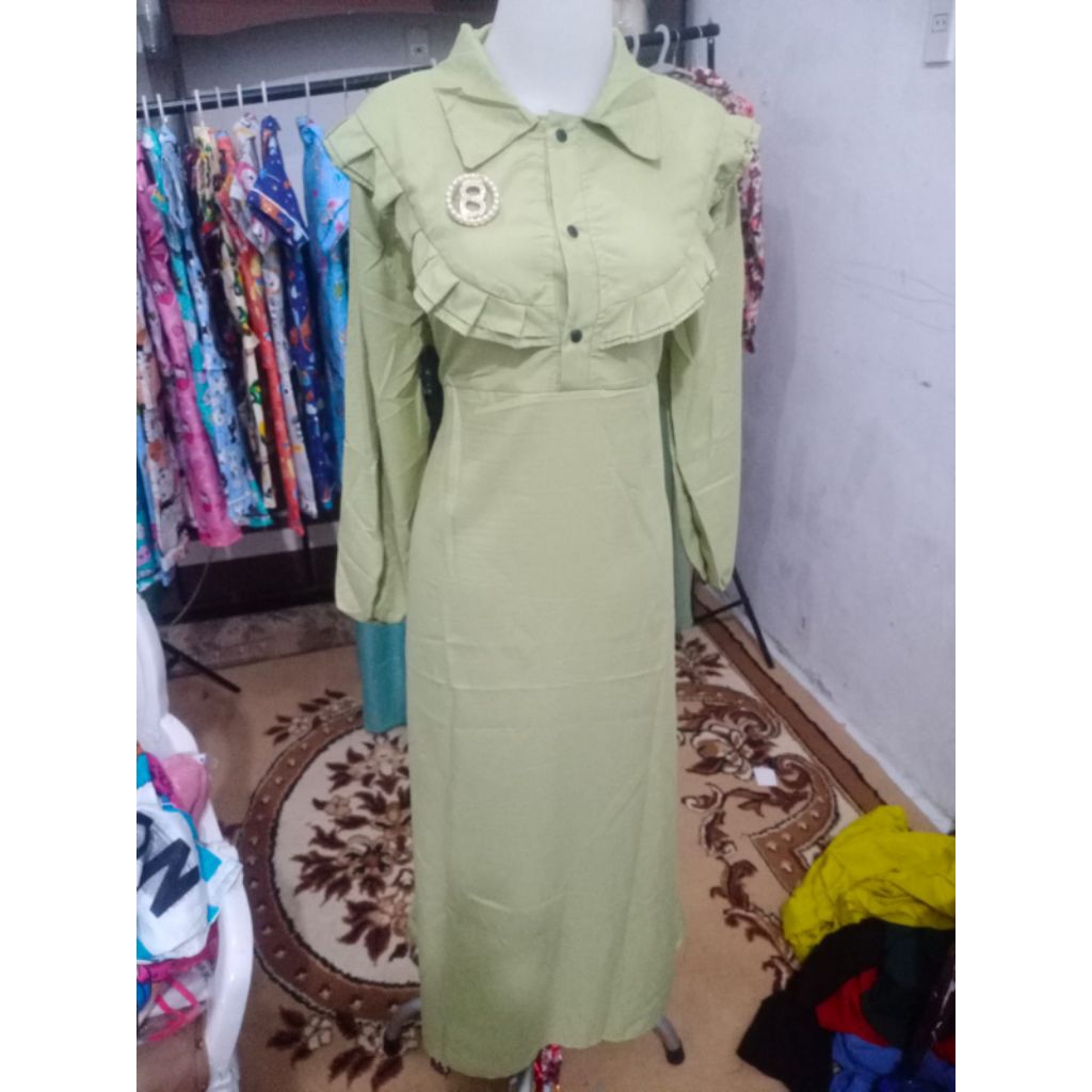 gamis katun rempel