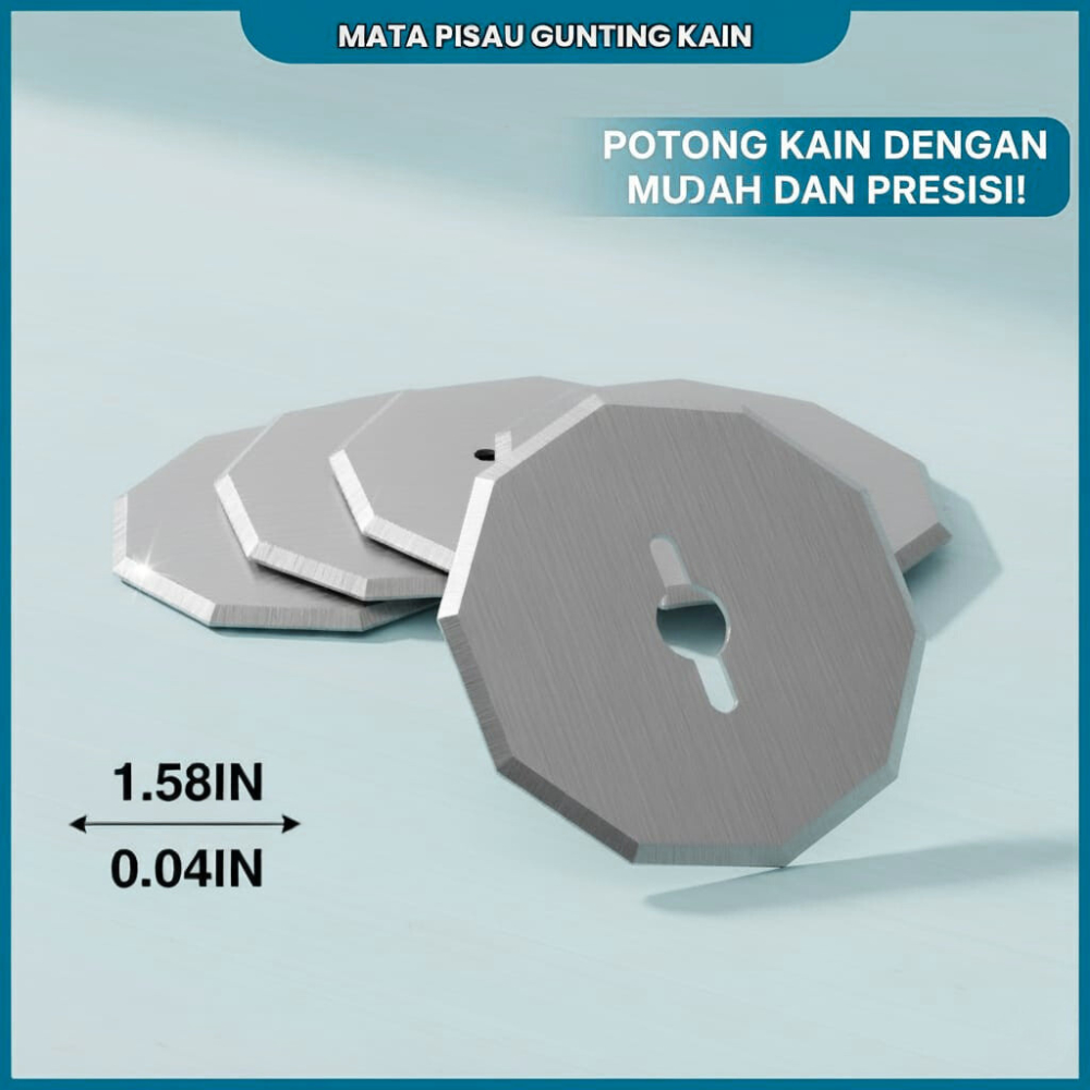 Refils Mata Pisau Mesin Potong Gunting Kain