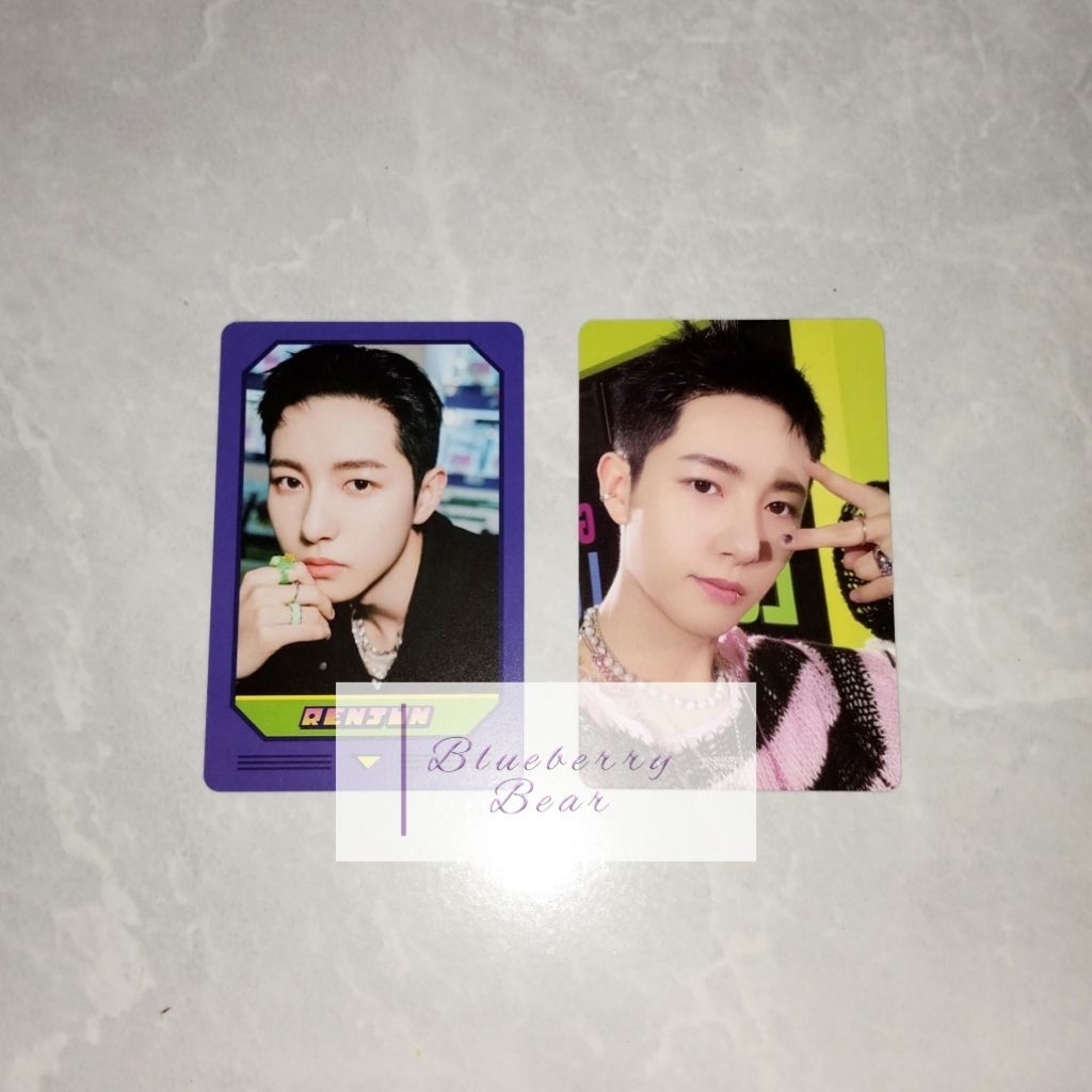 [TAKE ALL] PHOTOCARD PC RENJUN MATCHING CARD GLITCH MODE OFFICIAL