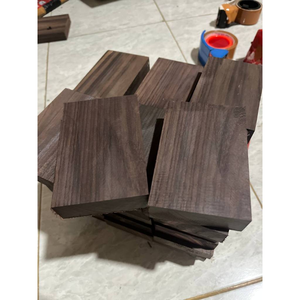 Balok kayu sonokeling ukuran 2,8 x 8 x 12 cm full galih sudah serut halus | size lain bisa custom