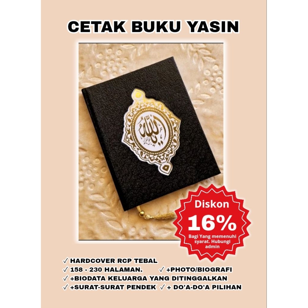 BUKU YASIN / CETAK BUKU YASIN