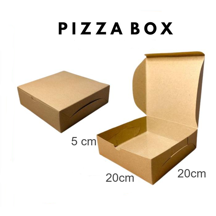 Box Pizza kraft Laminasi / Box Baju Laminasi PE / karton Pizza Kraft / dus donat