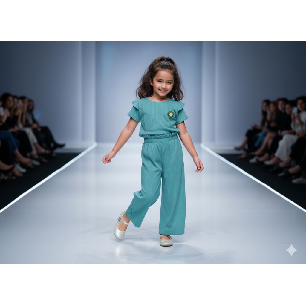 Setelan anak perempuan mango knit