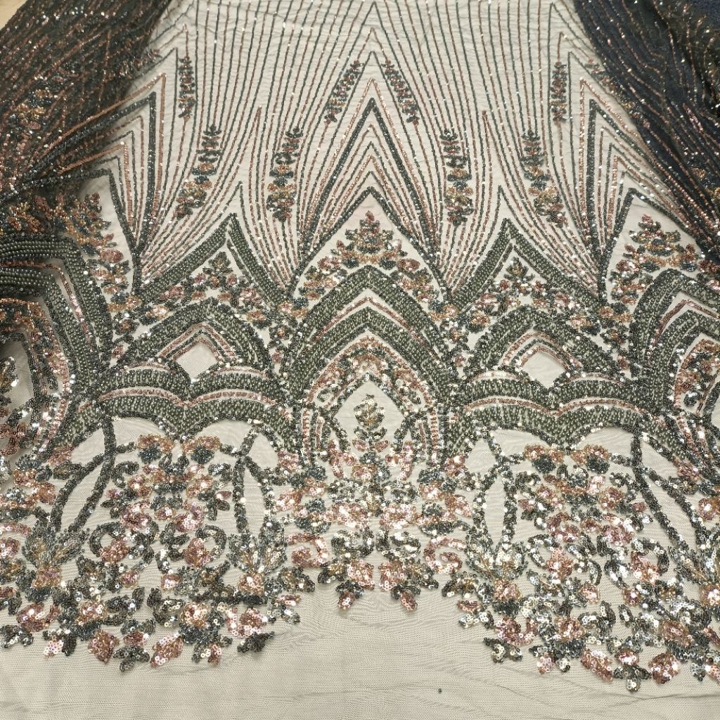 Bahan kain tile full Payet jepang premium |Payet batang|Payet piring| original