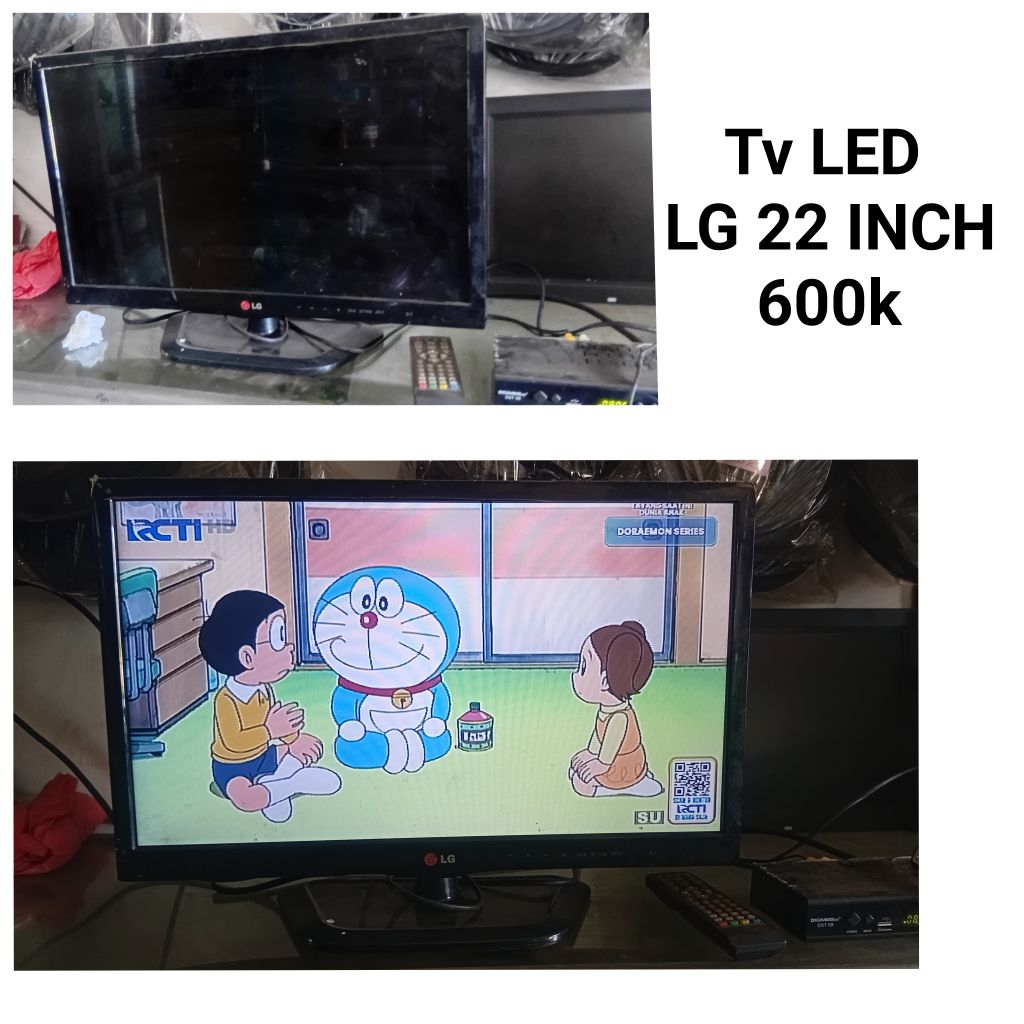 tv LED analog LG 22" bekas