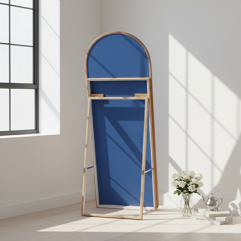 Free Packing KayuStanding Mirror Premium Standing Mirror Cermin Standing Oval Standing Mirror 40x153