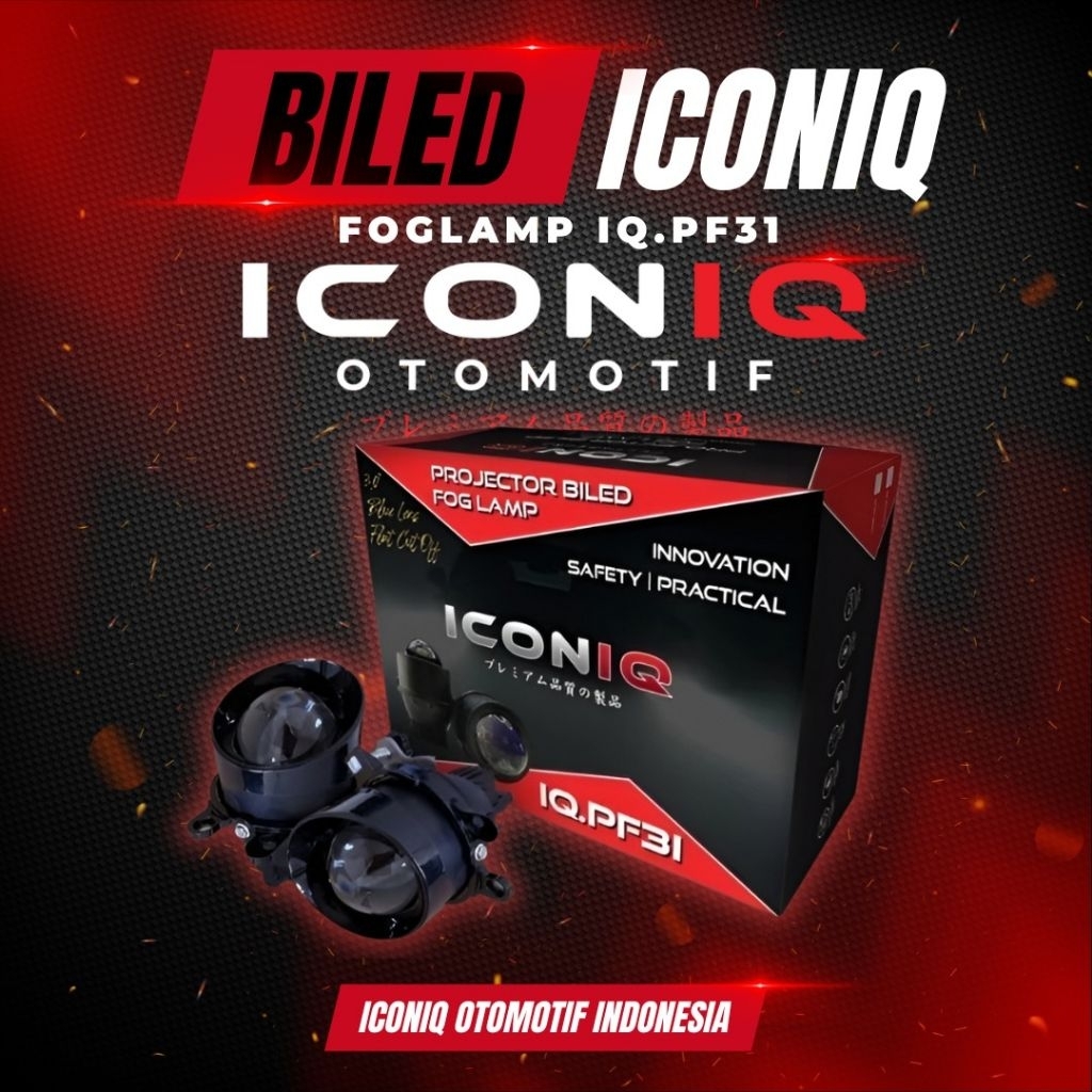 PROJECTOR FOGLAMP ICONIQ 3 COLOUR