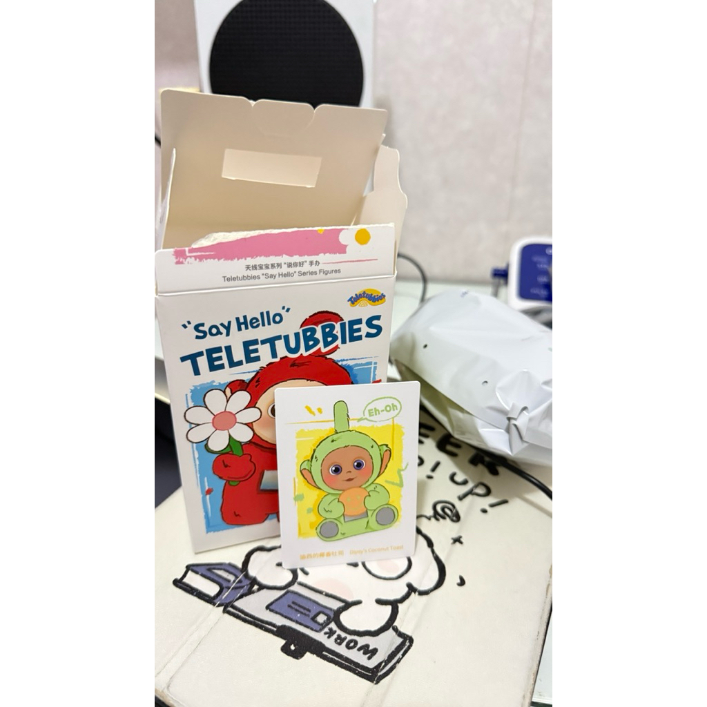 popmart teletubbies green dipsy coconut toast green