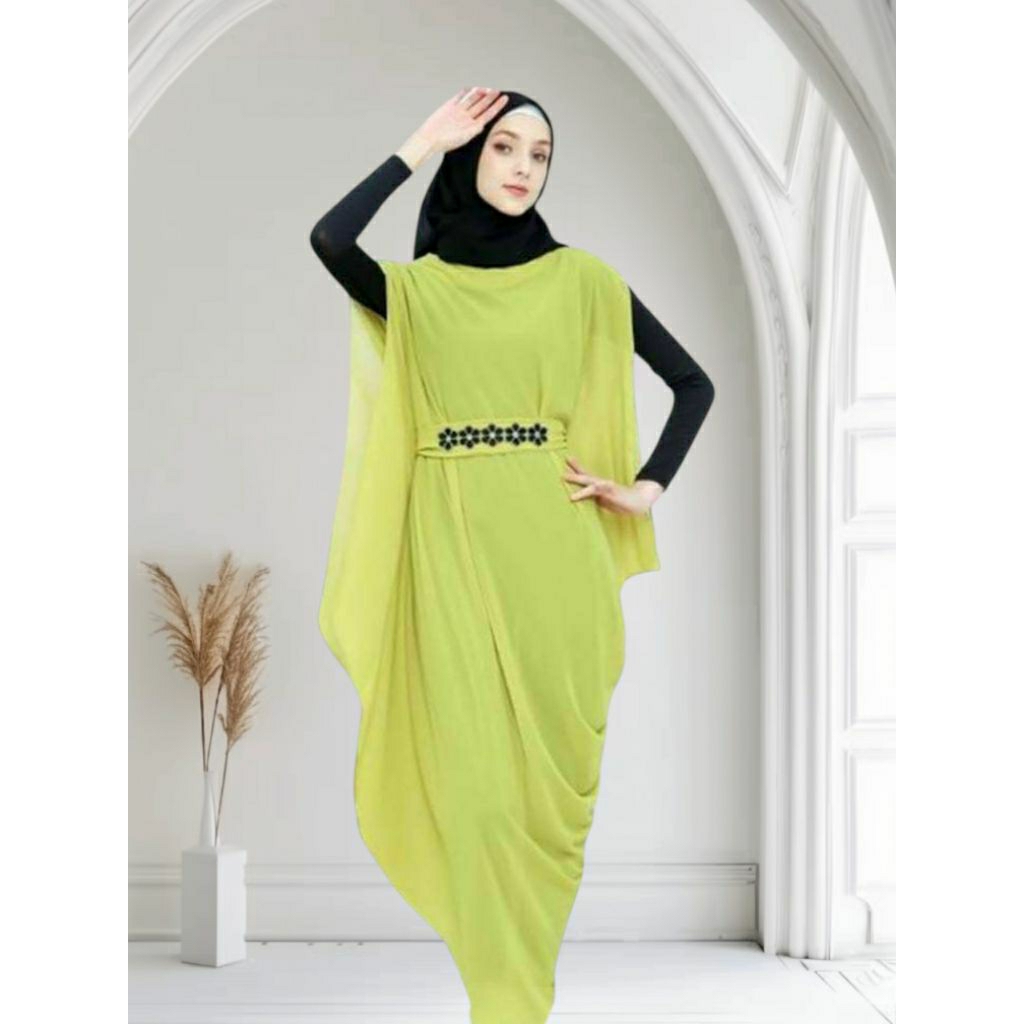 Rinjani Kaftan Outer Eksklusif | Baju Kondangan Wanita Mewah Modis Elegan