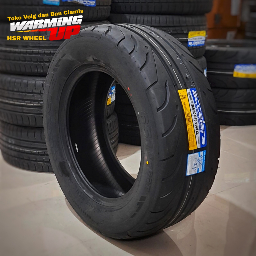 Ban Tubeles Ukuran 265 60 Ring 18 ACCELERA SEMI SLICK BARU