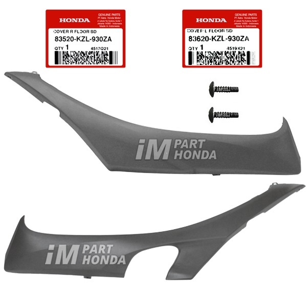 83520-KZL-930ZA 83620-KZL-930ZA Cover Dek Lantai Kanan Kiri Spacy Karbu Fi