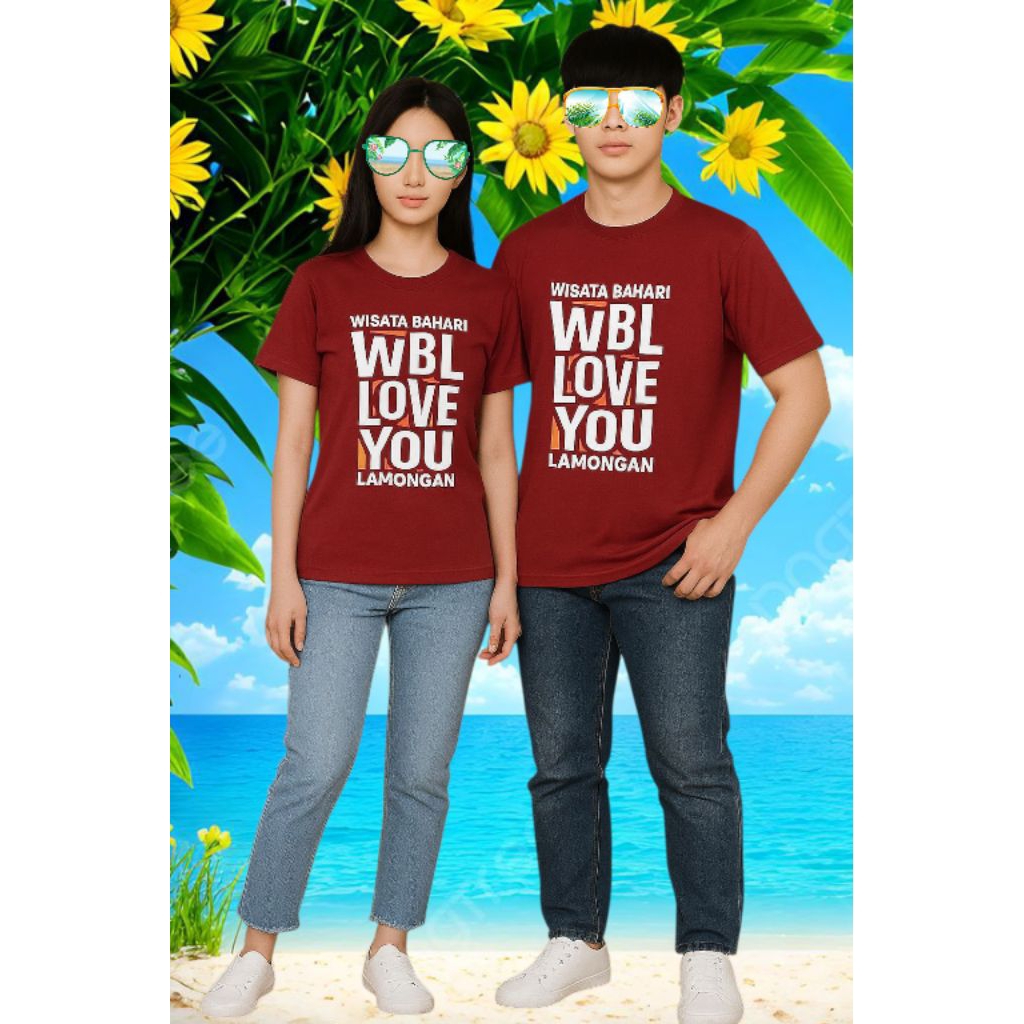 Kaos love you wisata bahari lamongan