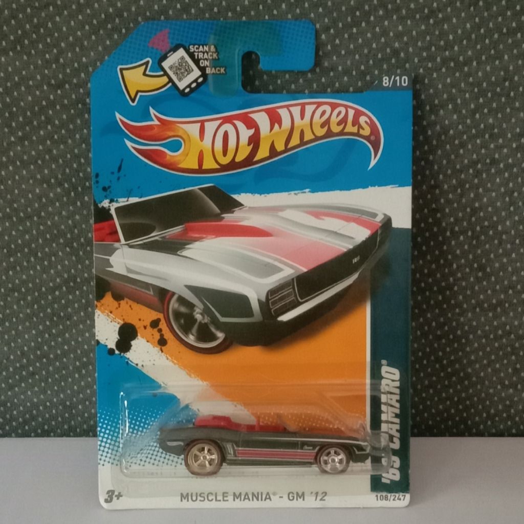 hotwheels super treasure hunt '69 camaro hot wheels t-hunt$ 1969 chevy camaro